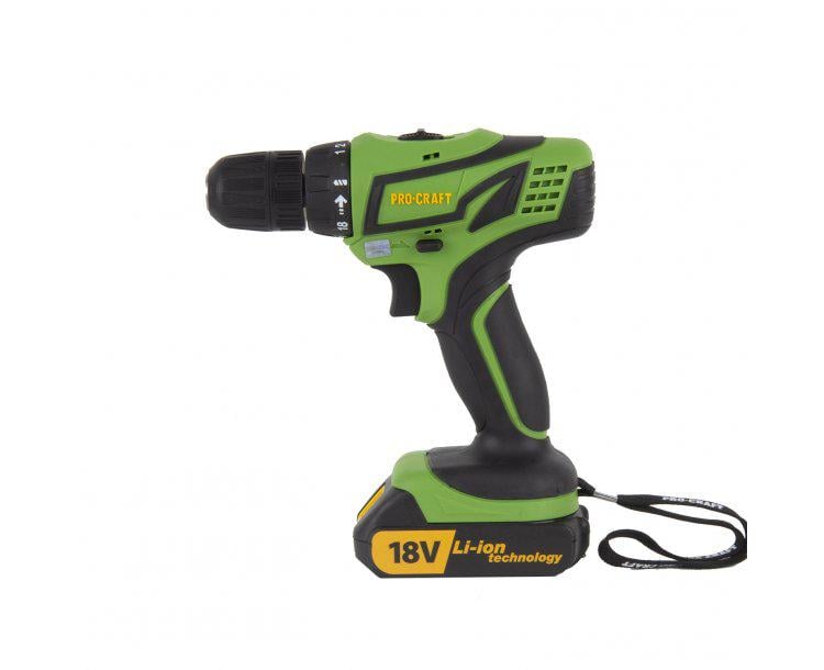 Шуруповерт аккумуляторный Procraft PA18Pro