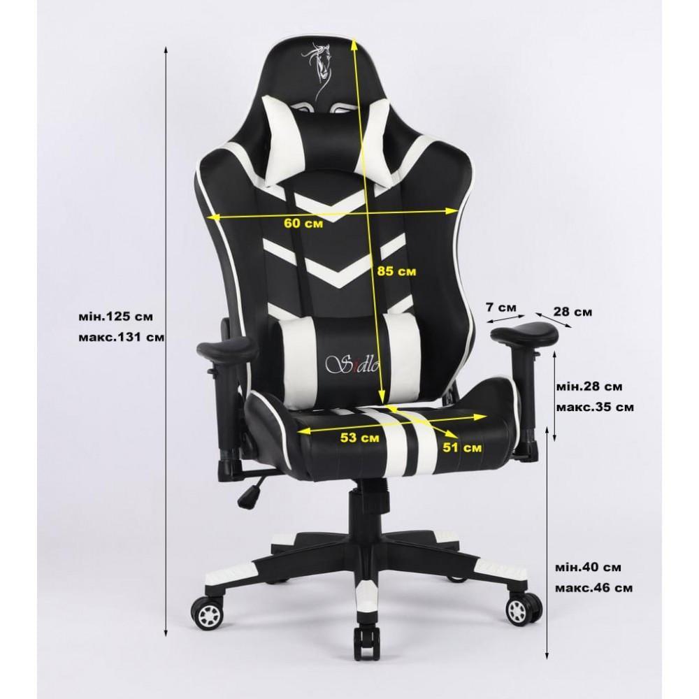 Комп'ютерне крісло Air White - фото 7