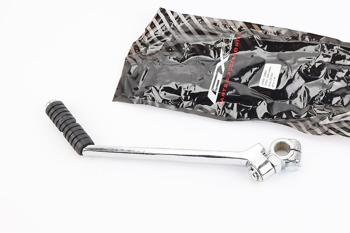 Рычаг кикстартера к мотоциклу Viper-125-150J двигателей CB/CG под шлиц 16 мм 260 мм