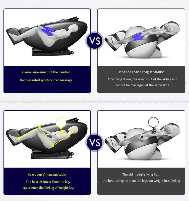 Масажне крісло xZero VZ4 Black - фото 3 Масажне крісло xZero VZ4 Black - фото 3