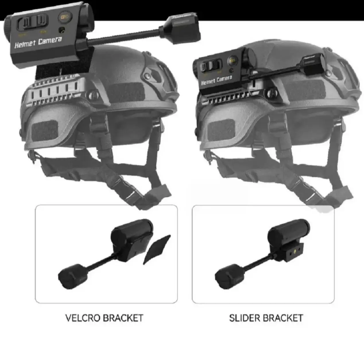 Екшн-камера на шолом RunCam Helmet Camera MAN Чорний - фото 5