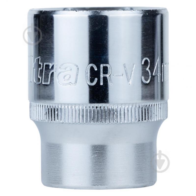 Насадка шестигранна 3/4" 34мм CrV ULTRA (6075342)