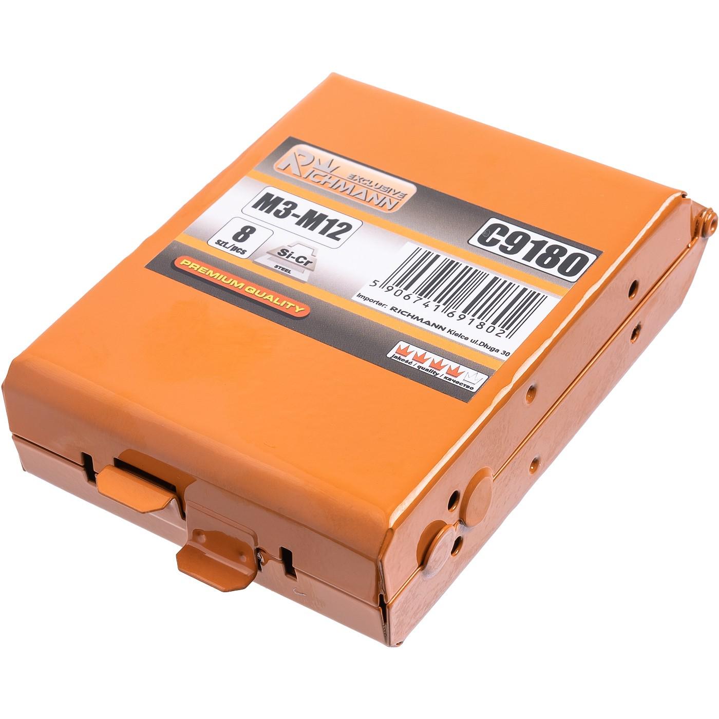 Набор плашек Richmann М 3-М 12 8 шт. (C9180) - фото 3 Набор плашек Richmann М 3-М 12 8 шт. (C9180) - фото 3