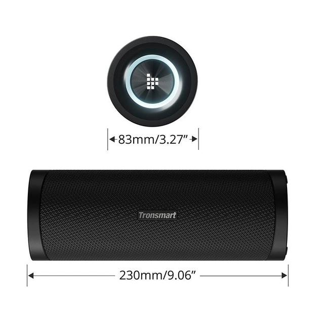 Колонка бездротова Tronsmart T6 Pro IPX6 BT5,0 AUX TWS EQ 45W 24h Чорний - фото 14