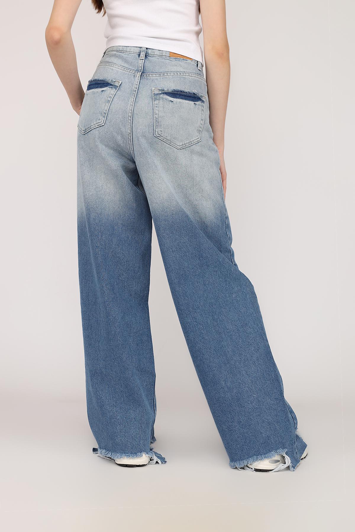 Джинсы женские Baggy ЦБ-00273490 р. 44 Голубой (SKT001055119) - фото 5 Джинсы женские Baggy ЦБ-00273490 р. 44 Голубой (SKT001055119) - фото 5