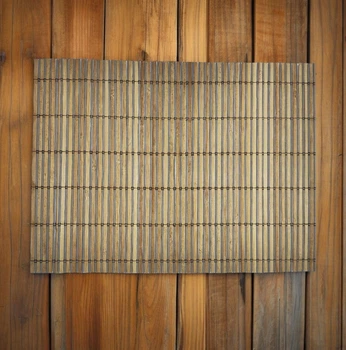 Бамбуковый коврик для сервировки 2 шт. 44х30 см Коричнево-серый (RO02630) Бамбуковый коврик для сервировки 2 шт. 44х30 см Коричнево-серый (RO02630)