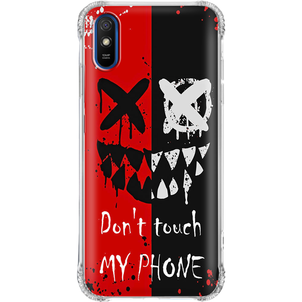 Чехол BoxFace Xiaomi Redmi 9A Bad Smile Прозрачный противоударный силикон (40304-up2468-940304)