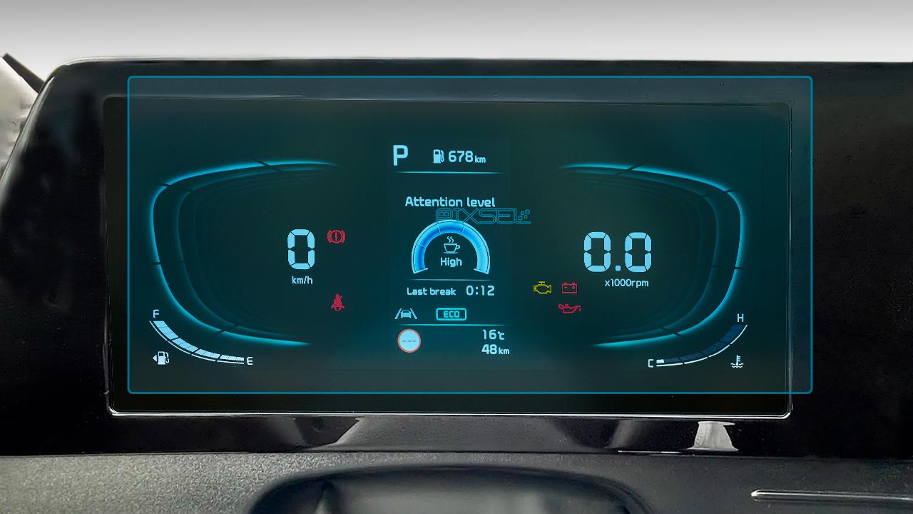 Скло захисне Pixsel гібридне глянець на приладову панель KIA SPORTAGE 12,2“ 2022