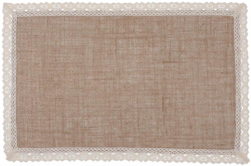 Набор льняных подпальников 6 шт. 30х45 см Natural Lace