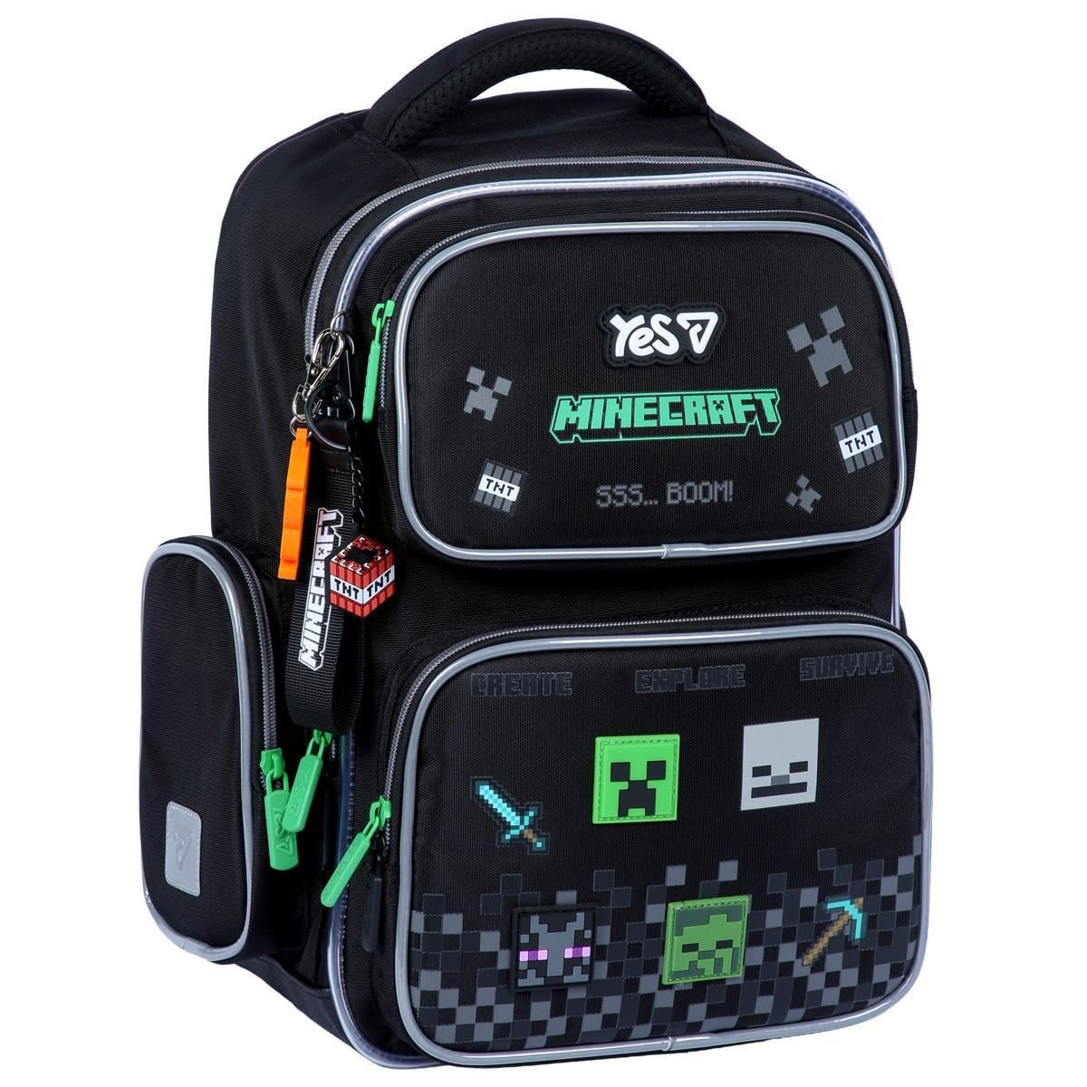Набор школьный Рюкзак полукаркасный /пенал YES Minecraft Effect S-101M для мальчика (550268К1) Набор школьный Рюкзак полукаркасный /пенал YES Minecraft Effect S-101M для мальчика (550268К1)