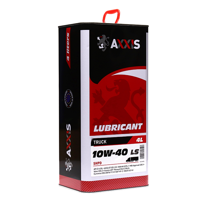 Олива моторна Axxis Truck 10W-40 LS SHPD каністра 4 л (48021043896)