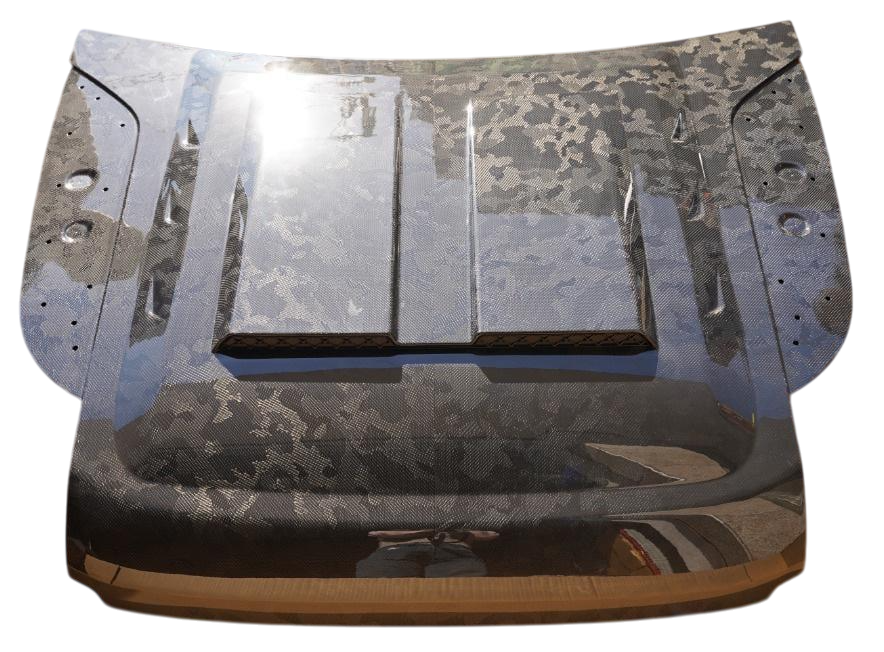 Капот кованый GBT для Land Rover Defender 2019- гг. натуральный карбон Черный (129865) Капот кованый GBT для Land Rover Defender 2019- гг. натуральный карбон Черный (129865)
