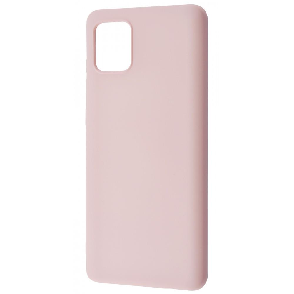 Чехол однотонный WAVE Colorful Case (TPU) Samsung Galaxy Note 10 Lite (N770F) pink sand