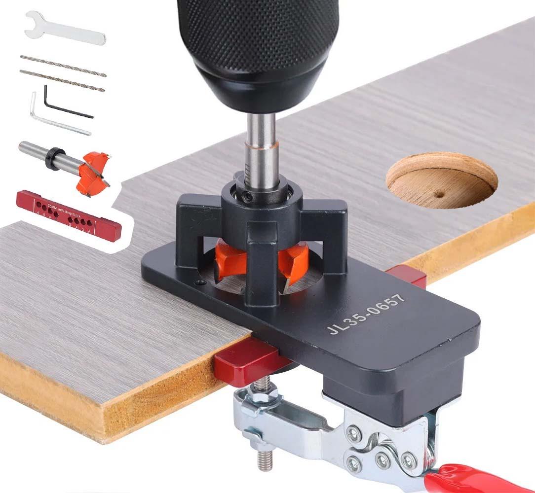 Шаблон для врезки мебельных петель круглый 35 мм и фреза форстнера JL-35 (id_117365) - фото 4 Шаблон для врезки мебельных петель круглый 35 мм и фреза форстнера JL-35 (id_117365) - фото 4