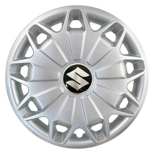 Автомобильные колпаки SKS 338 R15 с логотипом Suzuki 4 шт. Серебристый Автомобильные колпаки SKS 338 R15 с логотипом Suzuki 4 шт. Серебристый