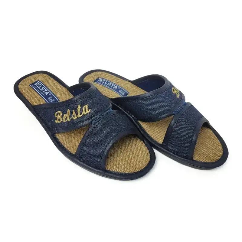 Домашние тапочки женские БЕЛСТА джинс р. 38 24-24,5 см Синий (924-джинс-38)