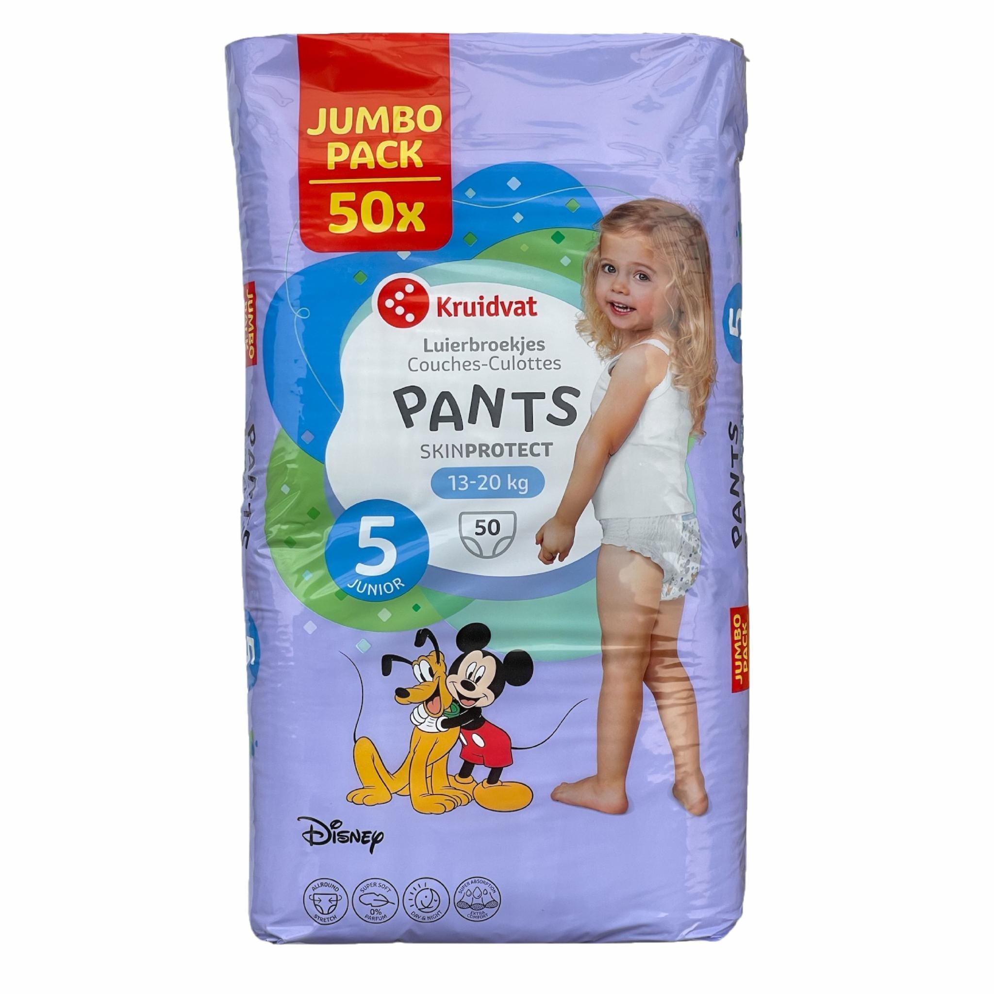 Подгузники-трусики Kruidvat 5 13-20 кг 50 шт. (6759a56dab14cc35c624b3ca) Подгузники-трусики Kruidvat 5 13-20 кг 50 шт. (6759a56dab14cc35c624b3ca)