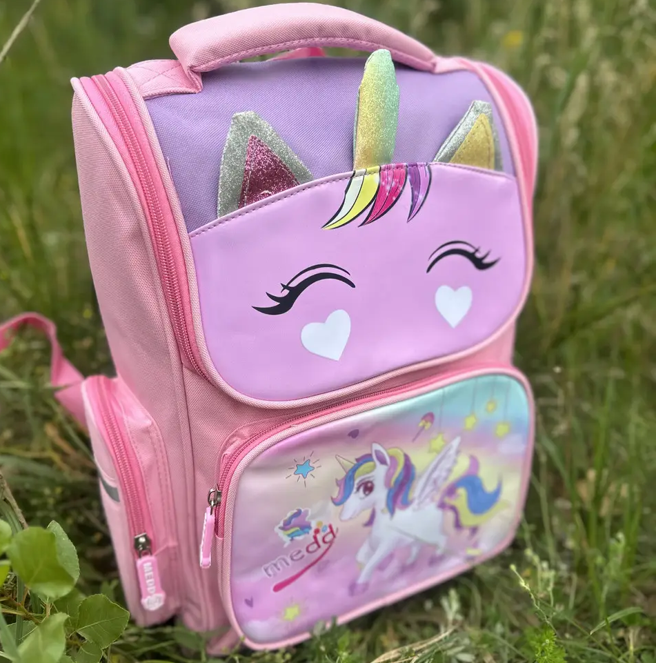 Рюкзак шкільний для дівчинки з єдинорогом та світловідбиваючими елементами (2693008553) - фото 3 Рюкзак шкільний для дівчинки з єдинорогом та світловідбиваючими елементами (2693008553) - фото 3