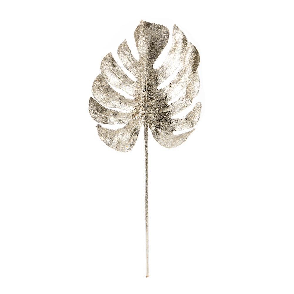 Ветка декоративная Роскошь монстеры 60 см