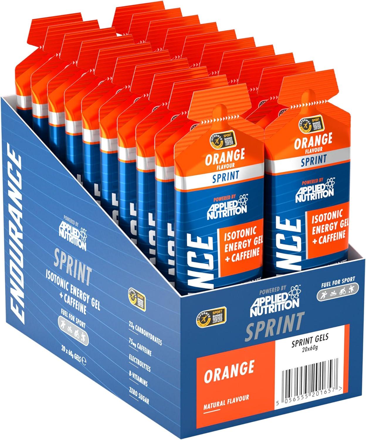 Гель энергетический Applied Nutrition GEL ENDURANCE SPRINT 20 UNITS ORANGE