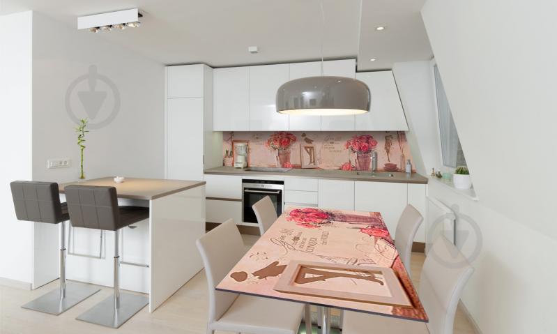 Наклейка виниловая на стол Zatarga «Розы в Лукошках» 650х1200 мм Z180731/1st