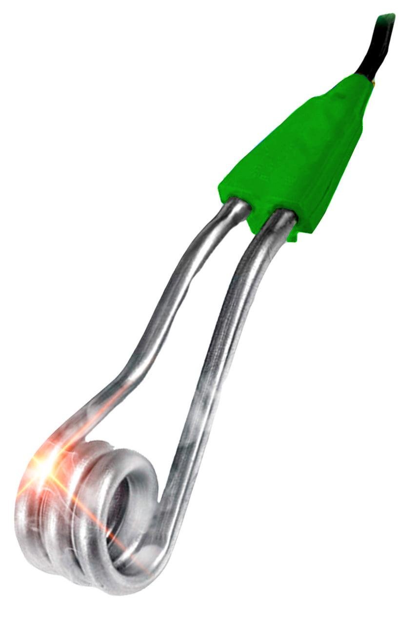 Кип'ятильник занурювальний алюмінієвий BRS алюмінієвий побутовий 500 Вт Green (544047980)