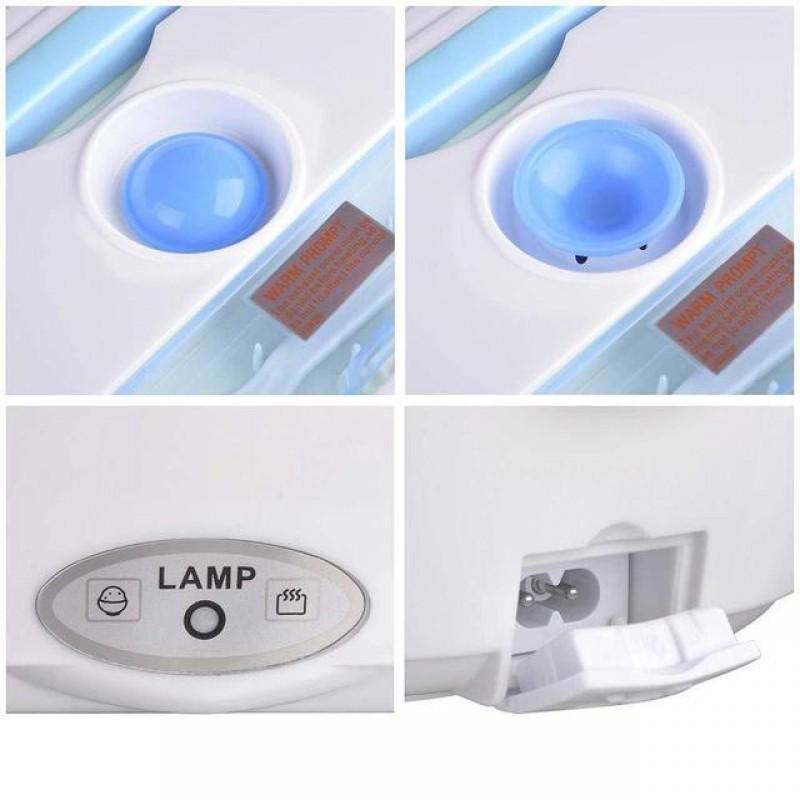 Автомобильный ланч-бокс с подогревом VJTech YS-001 12 В Синий (64) - фото 3