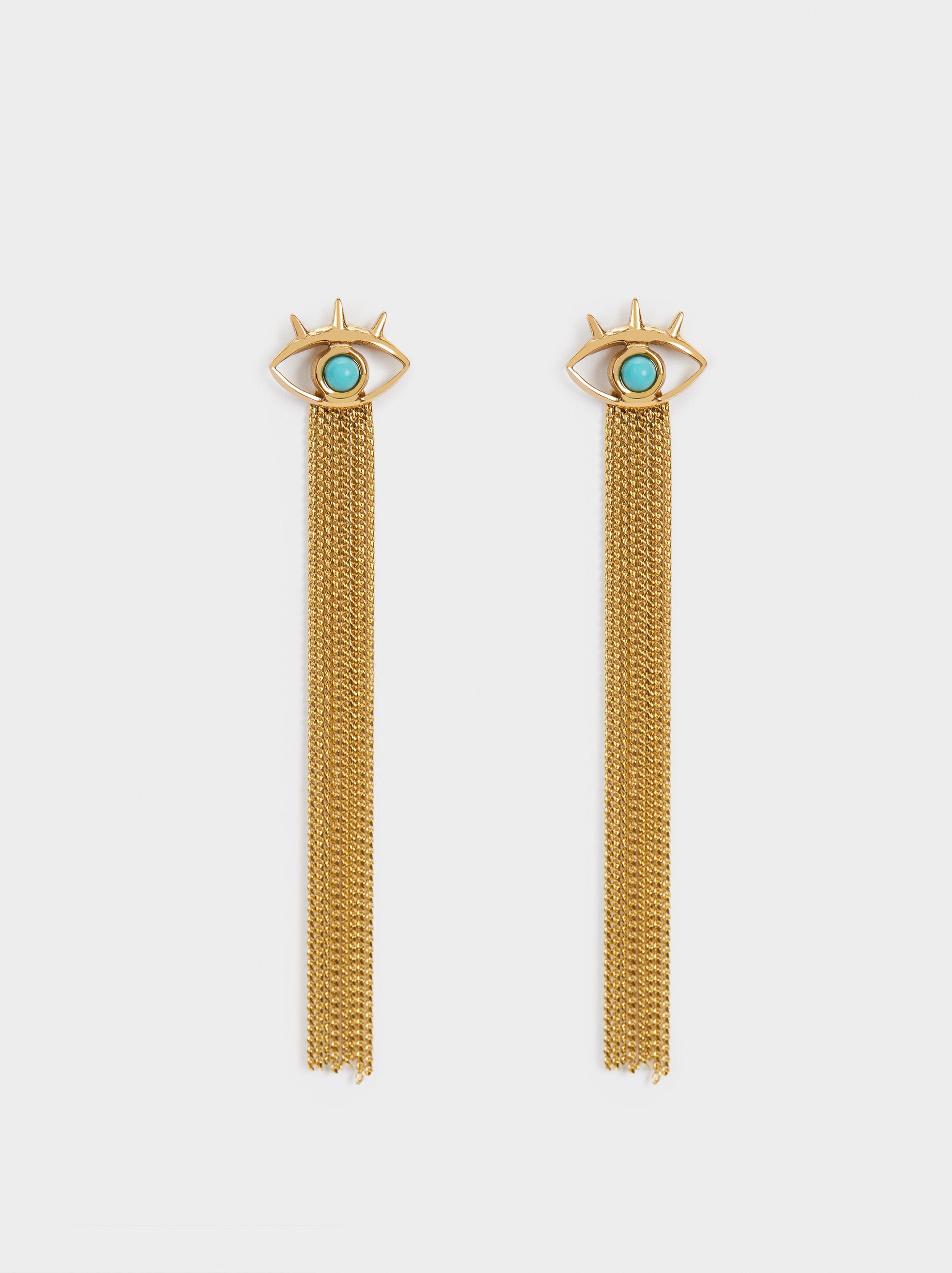 Женские серьги Parfois 189227 ONE Золотой