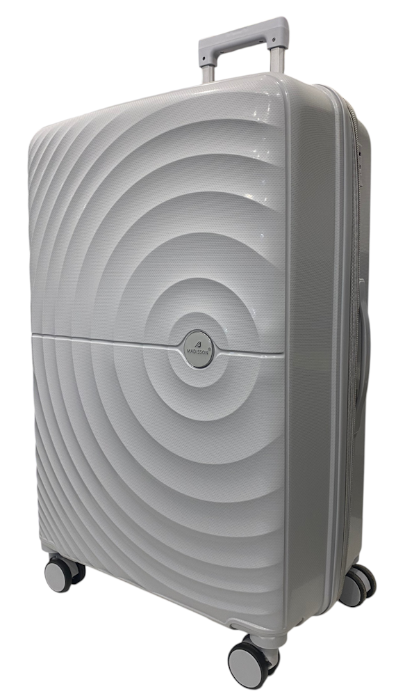 Чемодан Snowball Madisson 42203 L Серебряный (32696319)