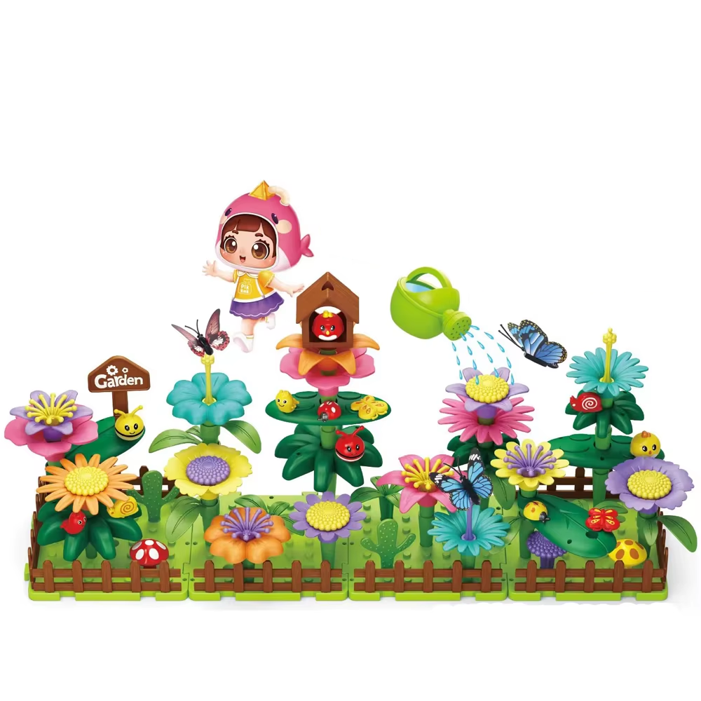 Конструктор Сад з квітами та комахами CJ-2027A 124 деталі (MTT-199544)