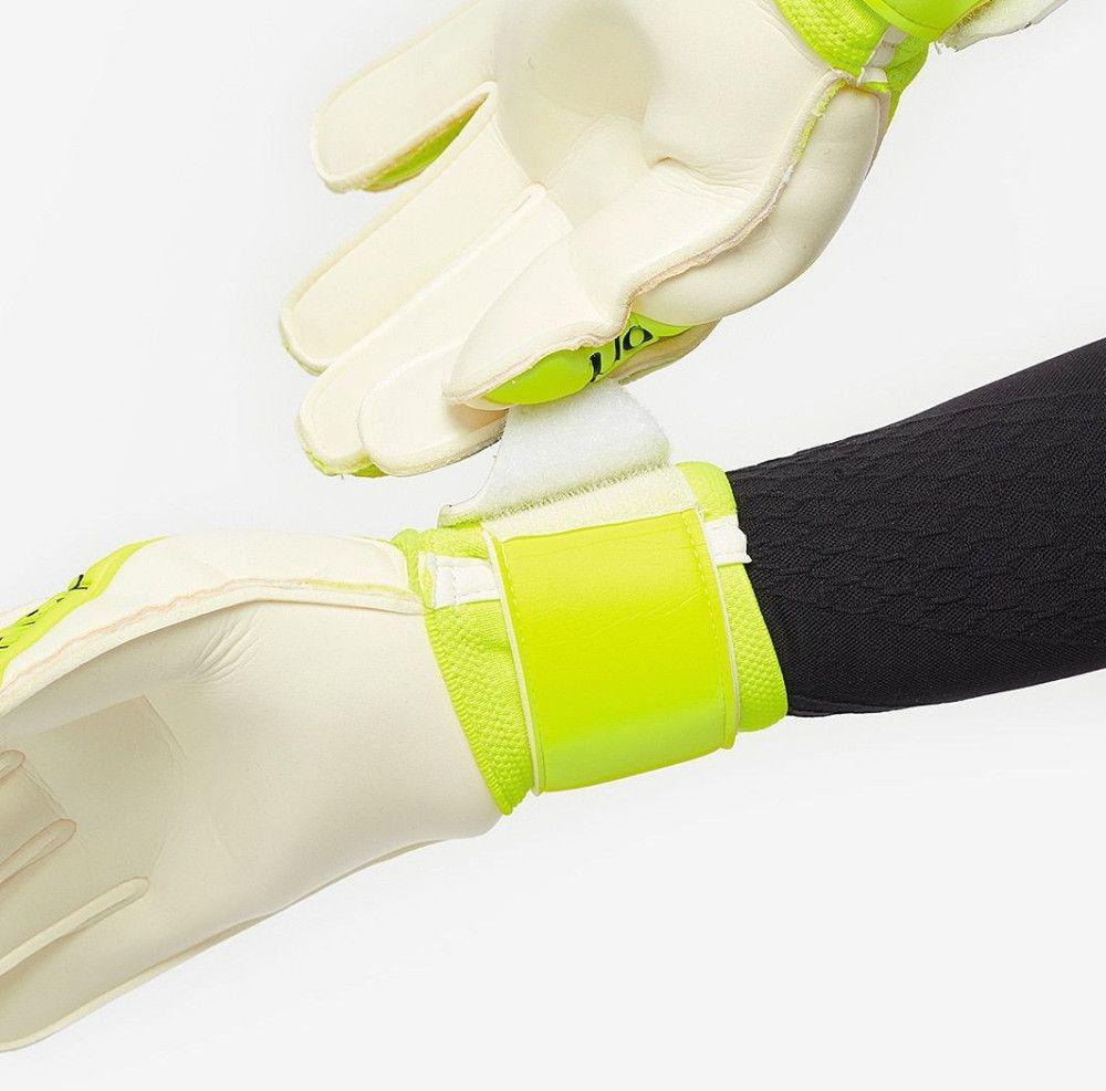 Рукавиці воротарські Uhlsport Absolutgrip Hn Pro Jr. 1011221 01 р. 8 Темно-синьо-жовто-білий - фото 4