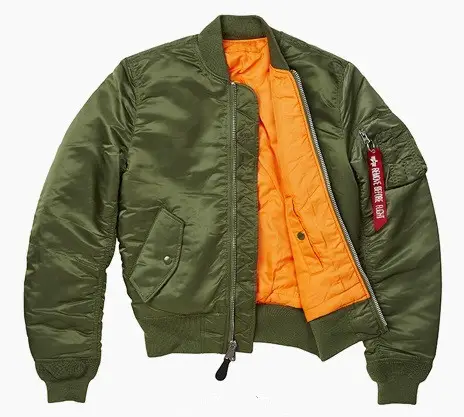 Бомбер Alpha Industries MA-1 Slim Fit Flight Jacket 3XL Sage Green (MJM44530C1S3XL) - фото 2