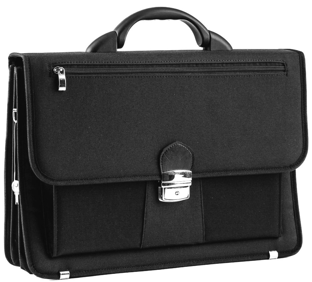 Портфель деловой AMO из кордуры Черный (Sst05 black)