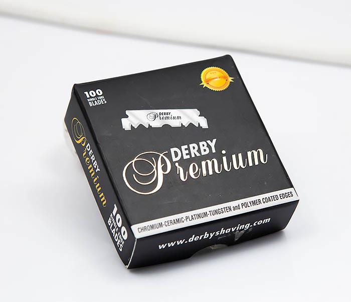 Леза половинки для бритви Derby Premium 100 шт. (6095)