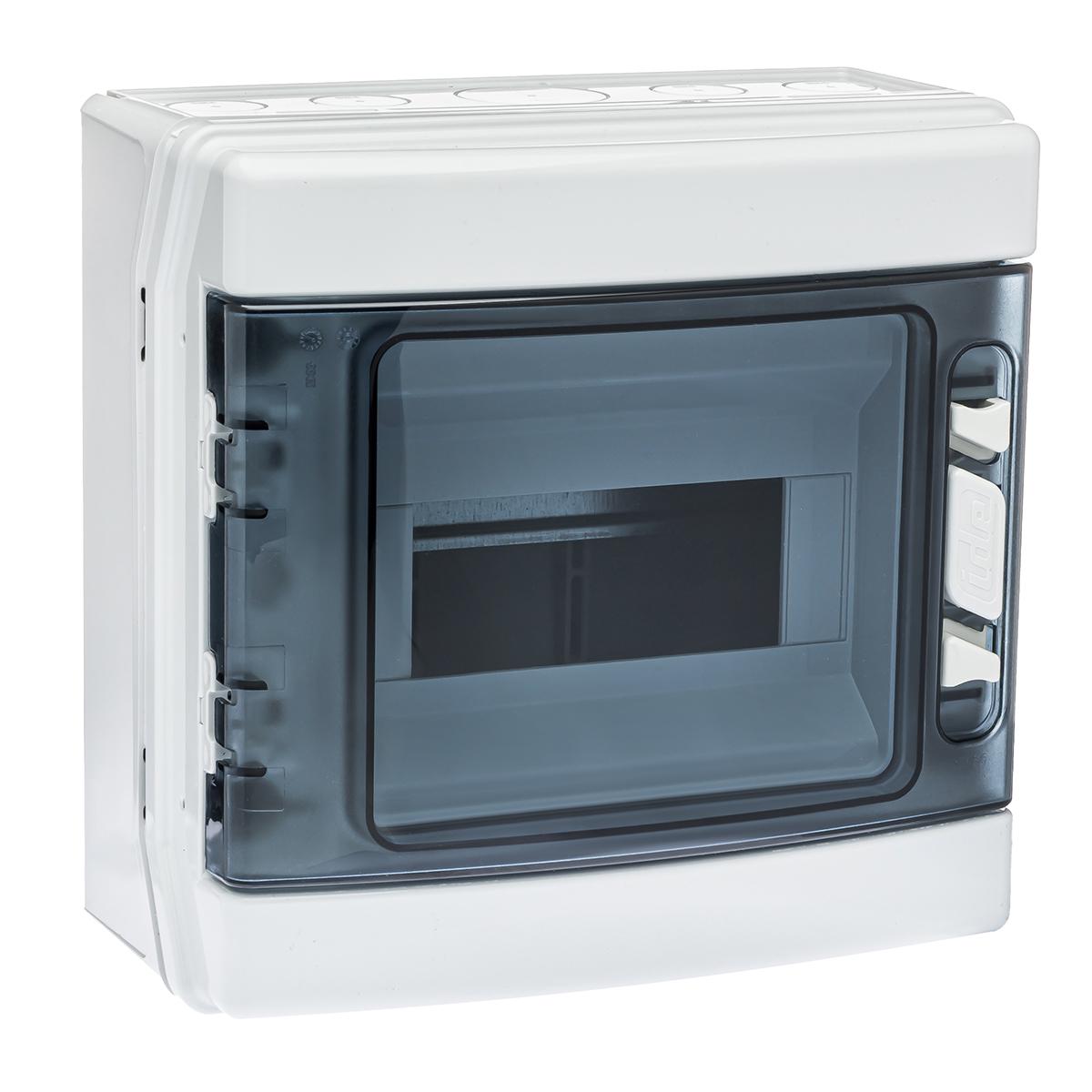 Распределительный щит IDE 1x8 модулей IP65 с шинами N и PE 231x238x118 мм (CDN8PT/RR)