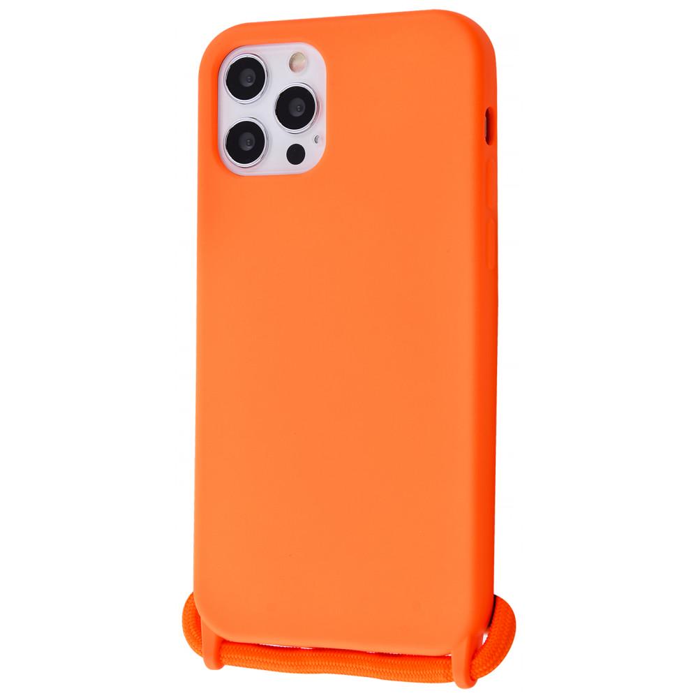 Чехол WAVE Lanyard case TPU для iPhone 12 Pro Max Orange