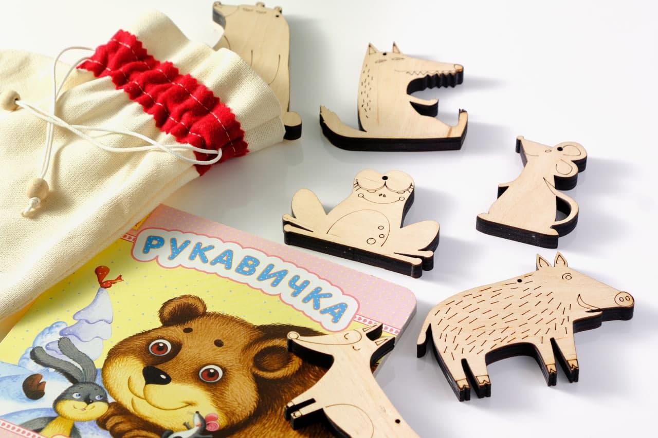 Ігровий набір Зробив Тато "Рукавичка" з книжкою (NY0015) - фото 5 Ігровий набір Зробив Тато "Рукавичка" з книжкою (NY0015) - фото 5