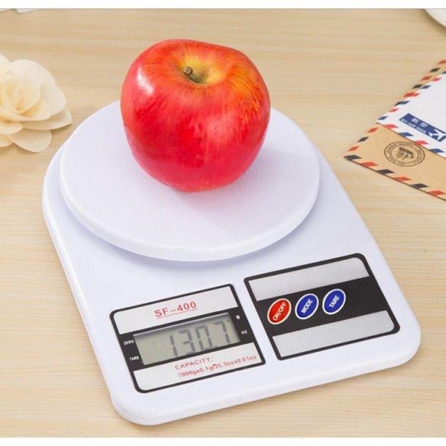 Ваги кухонні електронні Electronic Kitchen Scale SF-400 для контролю порцій до 7 кг (3107036551)