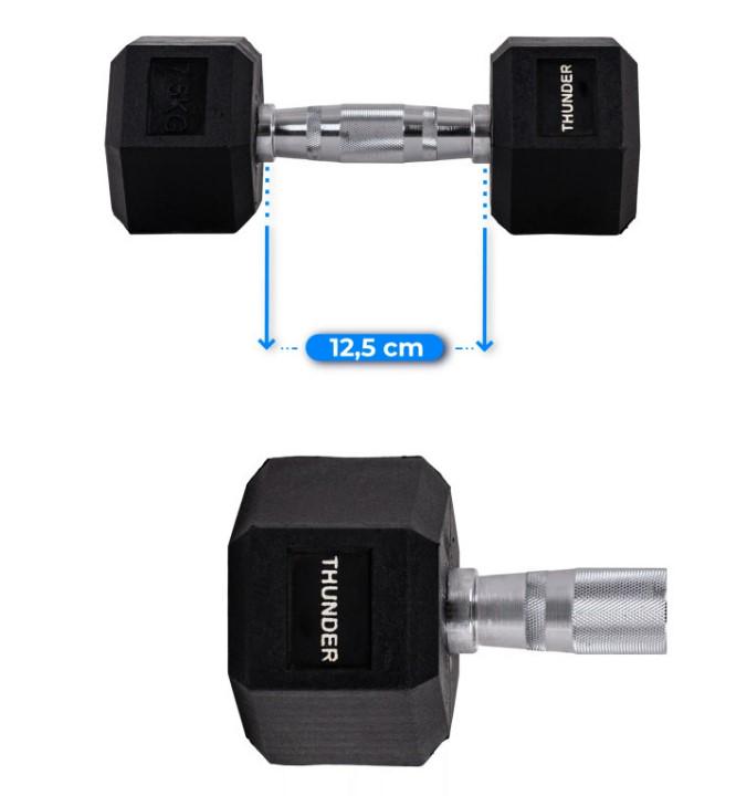 Гантель шестигранный Thunder 7,5 кг (HEXAGONAL-DUMBBELLS-7,5KG) - фото 6 Гантель шестигранный Thunder 7,5 кг (HEXAGONAL-DUMBBELLS-7,5KG) - фото 6