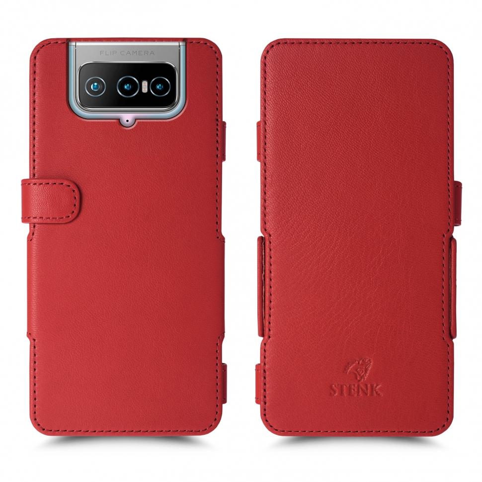 Чехол книжка Stenk Prime для ASUS Zenfone 7 (ZS670KS) Красный (67501)