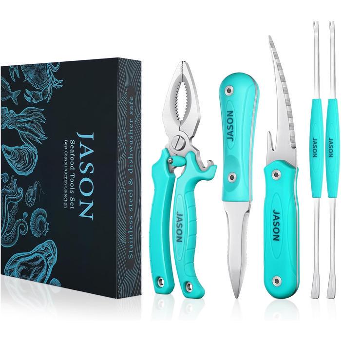 Набор инструментов для морепродуктов Jason 5 шт. Набор инструментов для морепродуктов Jason 5 шт.