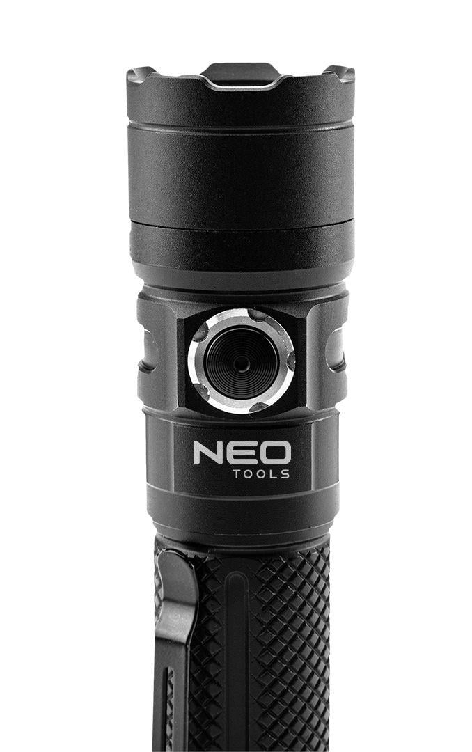 Ліхтар ручний Neo Tools акумуляторний алюмінієвий з індикатором заряду AAх6 4000 мАг 1500 лм 10 Вт IPX4 (ERC-99-075) - фото 4 Ліхтар ручний Neo Tools акумуляторний алюмінієвий з індикатором заряду AAх6 4000 мАг 1500 лм 10 Вт IPX4 (ERC-99-075) - фото 4