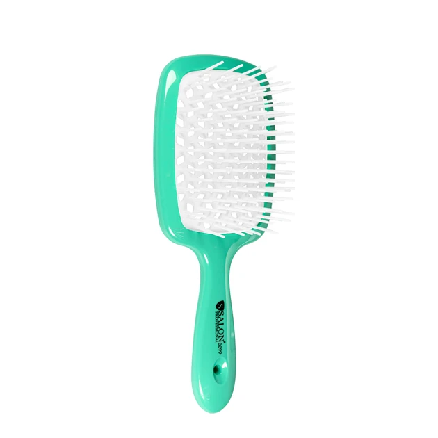 Щетка для волос Salon Professional SP0099 SL продувная 20 см Зеленый с белым (2539769325)