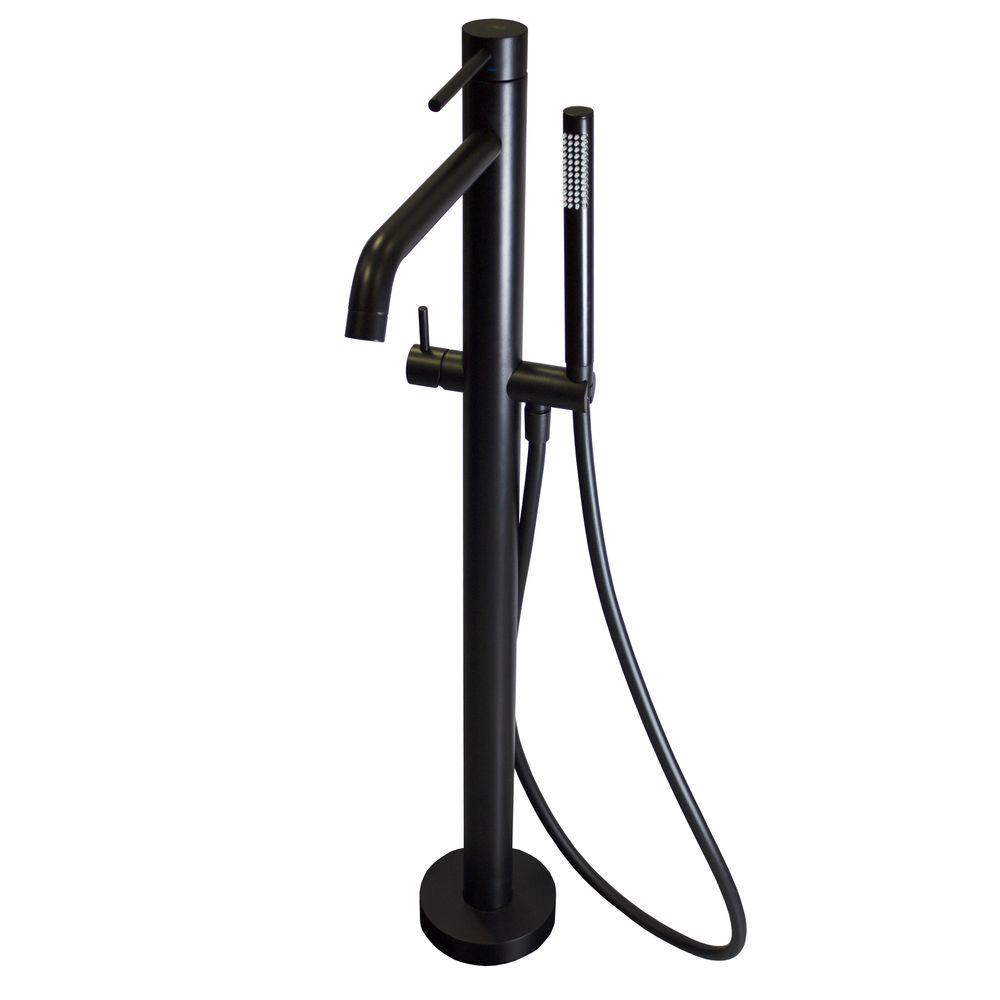 Смеситель для ванны Paffoni Light Черный матовый (LIG032NO)