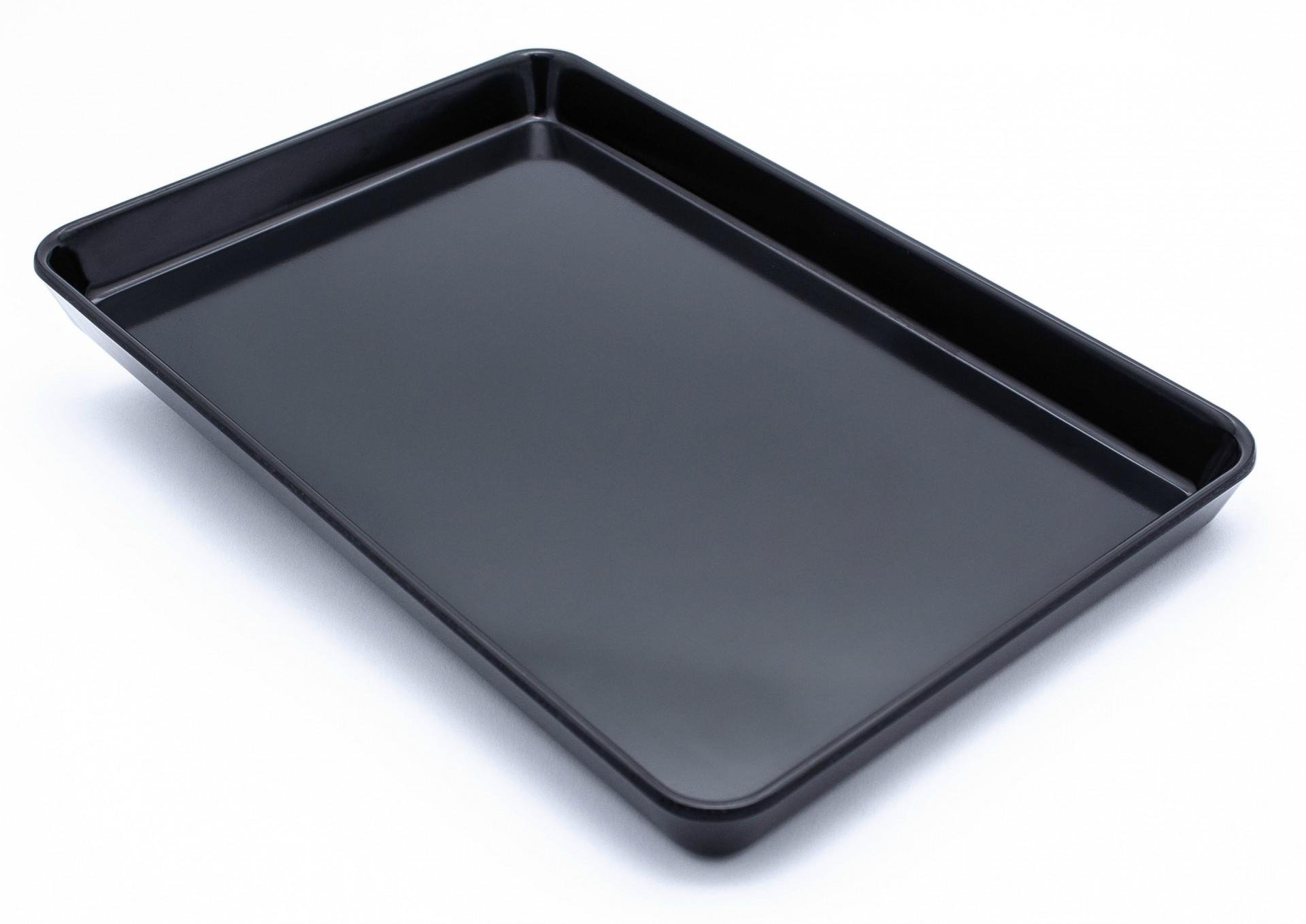 Поднос для подачи One Chef прямоугольный меламин 28,2х19х2,6 см Черный - фото 4