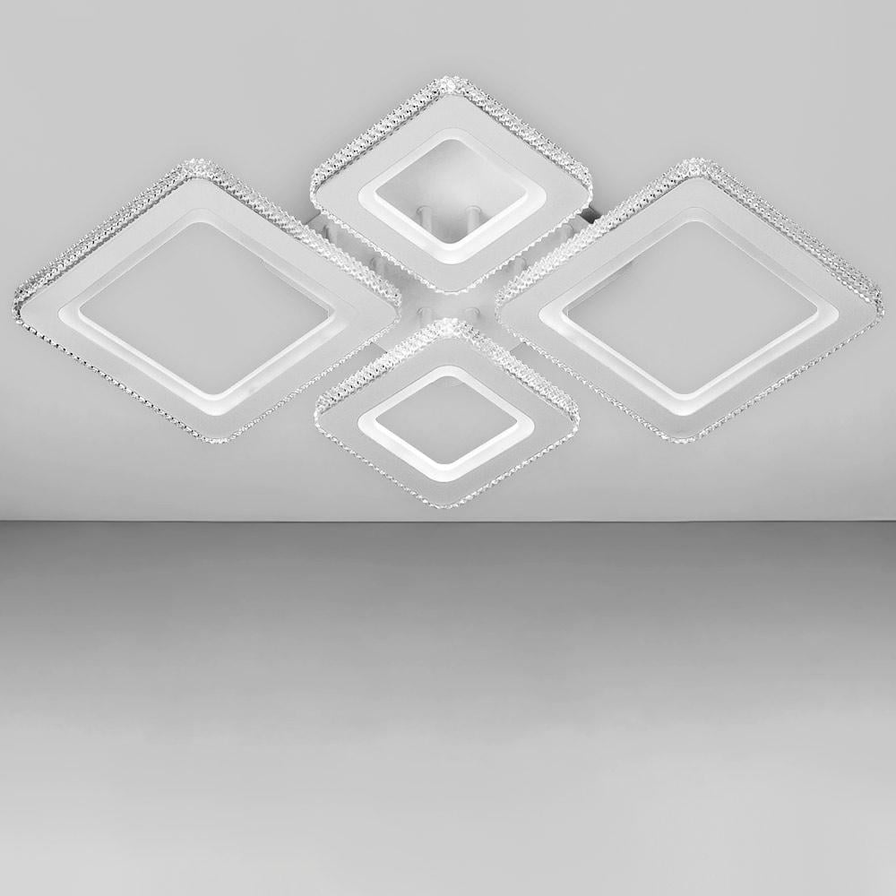 Люстра потолочная светодиодная Light House SY-20477/2/2 WH 705х520х105 168W Белый