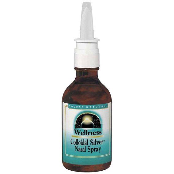 Серебро коллоидное Source Naturals Wellness Colloidal Silver Nasal Spray 10 PPM 2 fl oz 59,14 мл (SNS-01030)