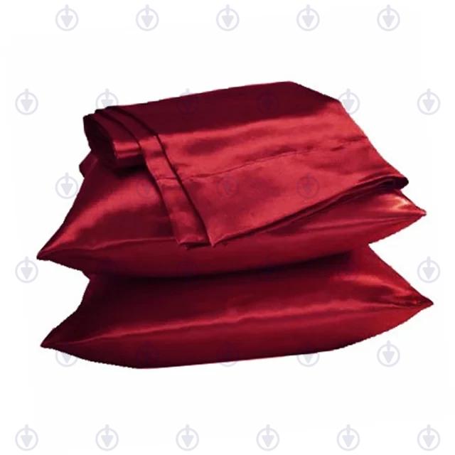 Комплект постільної білизни Moka Textile полуторний та додаткові наволочки 50х70 см/70х70 см Бордовий/Бронзовий (2392427010) - фото 4 Комплект постільної білизни Moka Textile полуторний та додаткові наволочки 50х70 см/70х70 см Бордовий/Бронзовий (2392427010) - фото 4