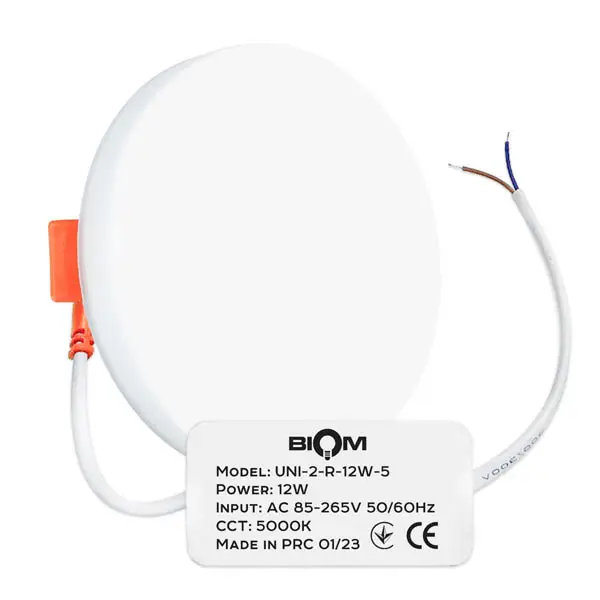Світлодіодний світильник Biom UNI-2-R12W-5 12 Вт 5000К (UNI-2-R12W-5)