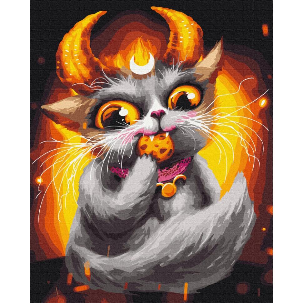 Картина за номерами Brushme Котик Телець Маріанна Пащук BS54080 40x50 см (RLT43875) Картина за номерами Brushme Котик Телець Маріанна Пащук BS54080 40x50 см (RLT43875)